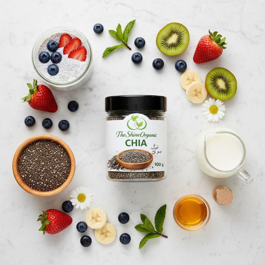 Organic Chia Seeds – 100% Natural & High in Fiber