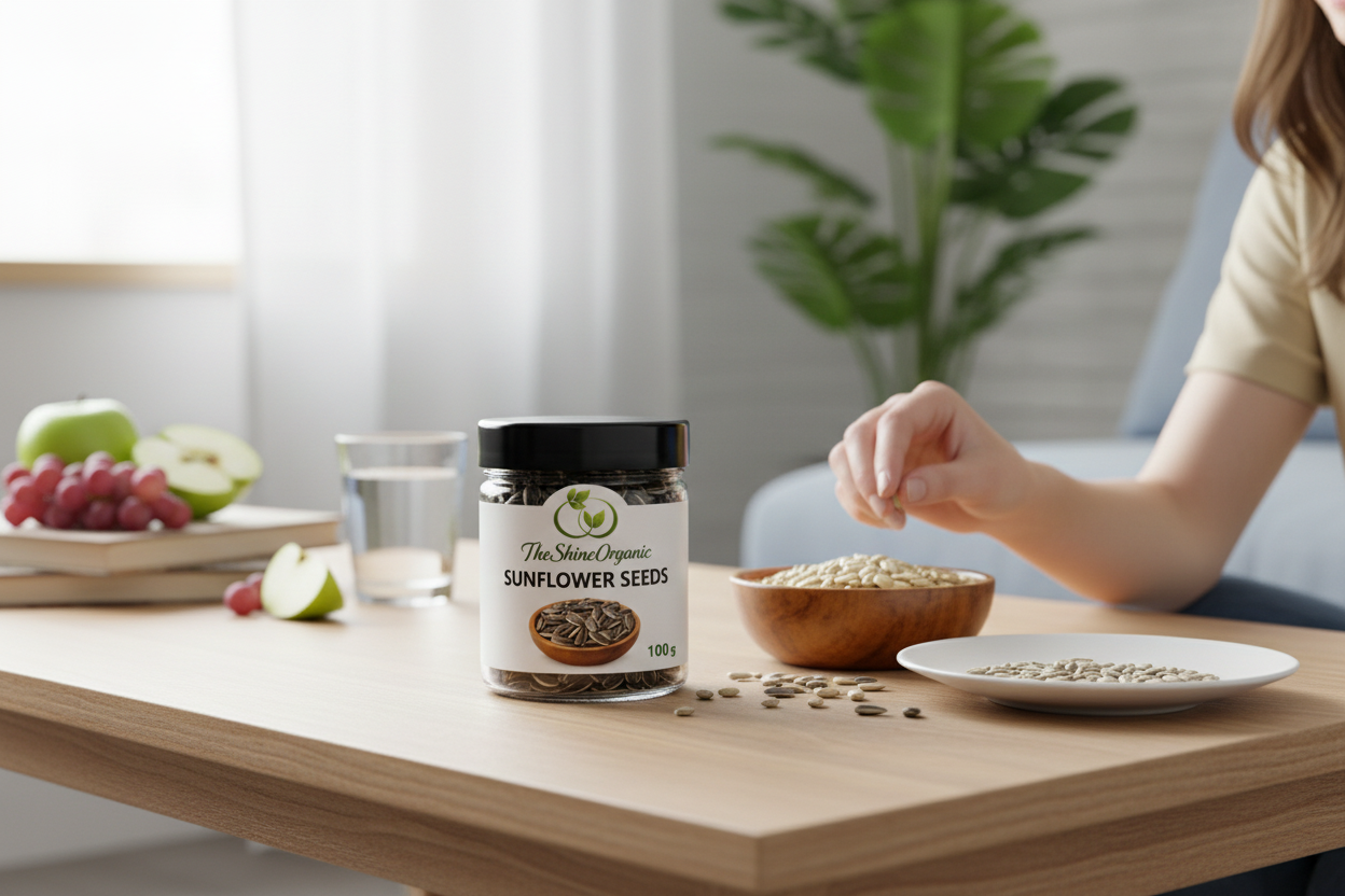 Sunflower Seeds as Healthy Snack