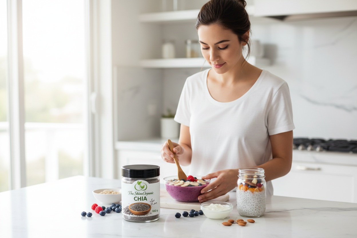 Organic Chia Seeds – 100% Natural & High in Fiber