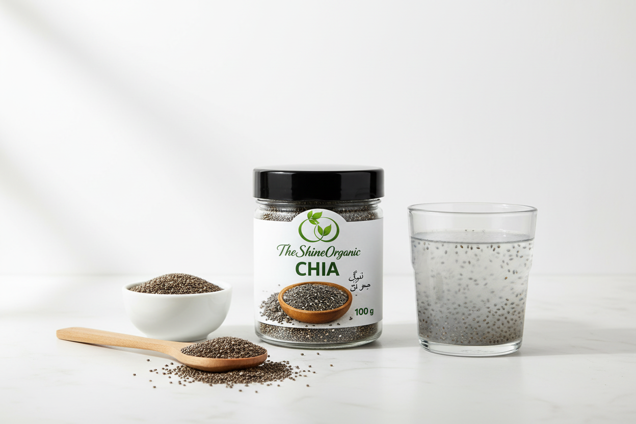 Organic Chia Seeds – 100% Natural & High in Fiber