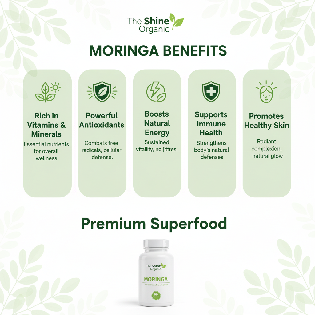 Moringa Benefits Infographic
