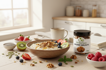 Organic Walnuts Breakfast Bowl