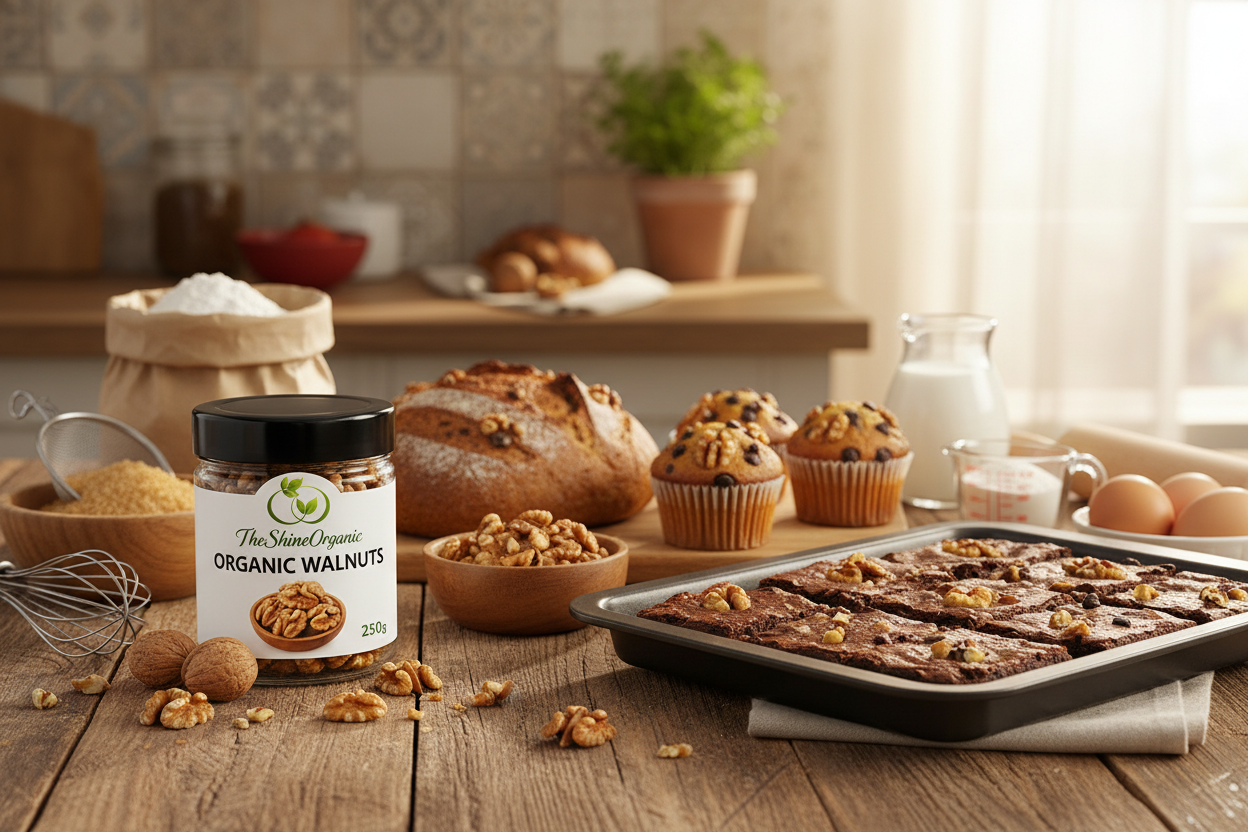Organic Walnuts in Baking