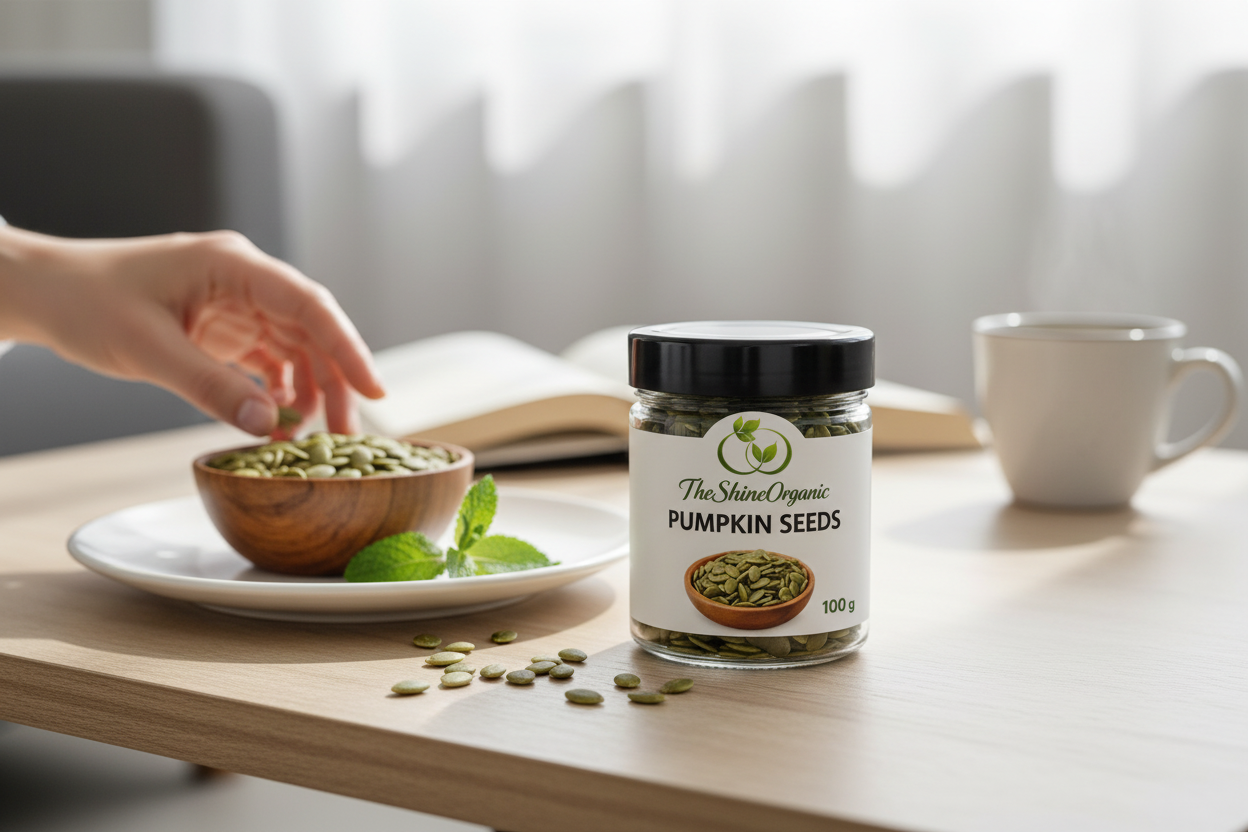 Pumpkin Seeds as Healthy Snack