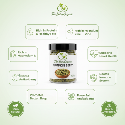 Pumpkin Seeds Benefits with Jar