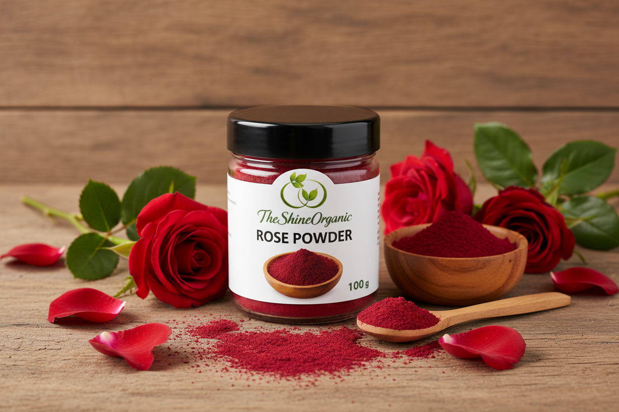 Rose Powder with Natural Elements